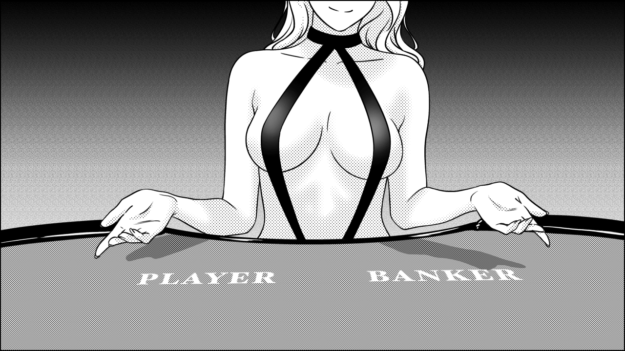 バカラのテーブル