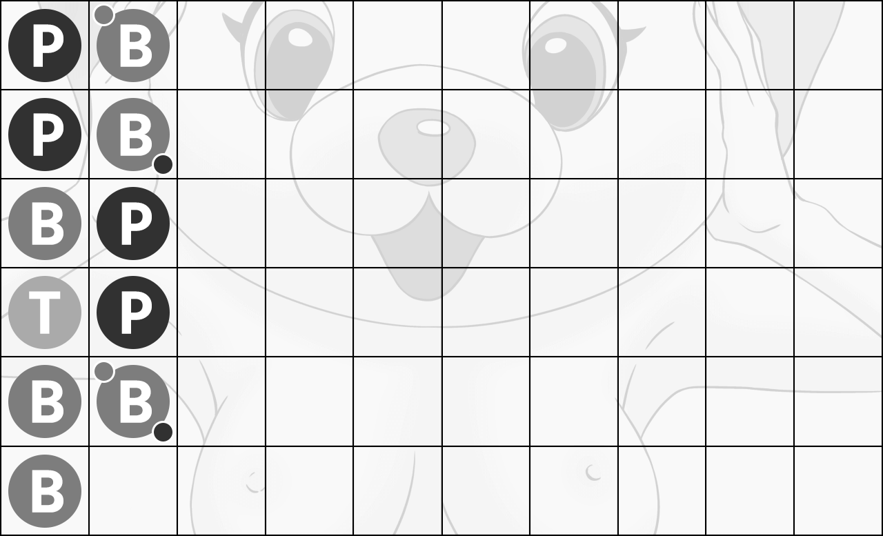 珠盤路にスコアが記録されていく流れ