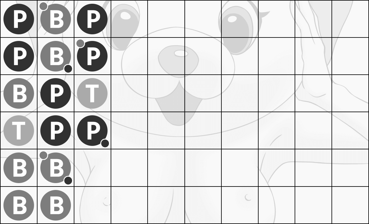 珠盤路にスコアが記録されていく流れ