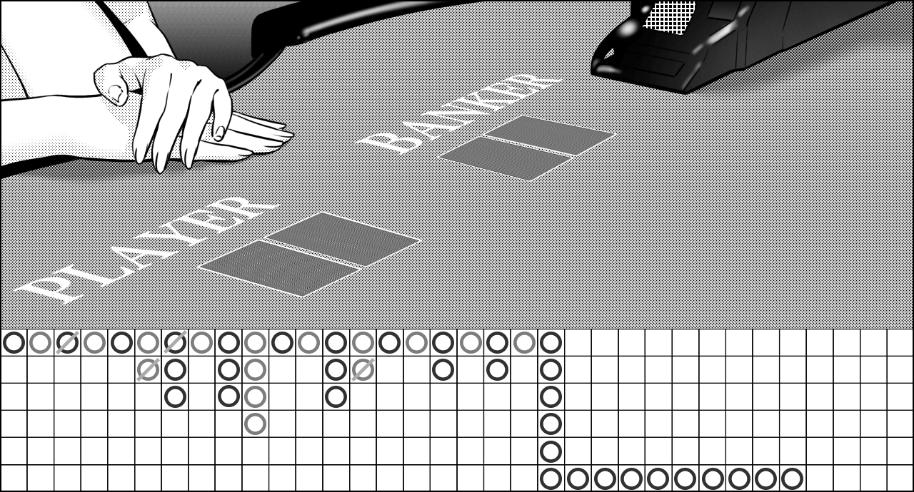 バカラテーブルB